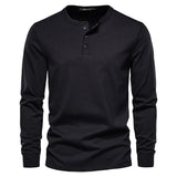 Christopher | Stylish Men’s Long-Sleeve Henley Shirt