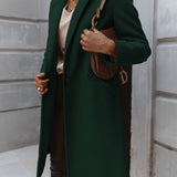 Alexis | Women’s Trendy Double-Breasted Long Coat