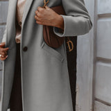 Alexis | Women’s Trendy Double-Breasted Long Coat