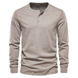 Christopher | Stylish Men’s Long-Sleeve Henley Shirt