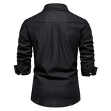 Hunter | Men’s Light Blue Denim Button-Up Shirt