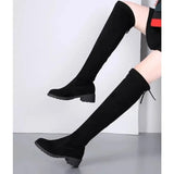 Danielle | Women’s Thigh-High Boots with Block Heels