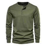 Christopher | Stylish Men’s Long-Sleeve Henley Shirt