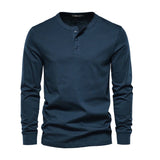 Christopher | Stylish Men’s Long-Sleeve Henley Shirt
