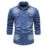 Henry | Men’s Denim Button-Up Shirt
