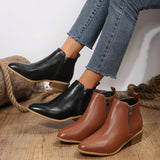 Ella | Women Spring Casual Side-Zip Ankle Boots
