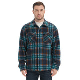 Sherpa Lined Overshirt Jacket for Men and Women | Cozy Brushed Fleece Layering Piece