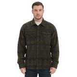 Sherpa Lined Overshirt Jacket for Men and Women | Cozy Brushed Fleece Layering Piece