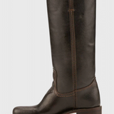 Ella | Women’s Leather Knee-High Boots with Heels