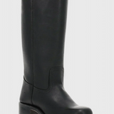 Ella | Women’s Leather Knee-High Boots with Heels