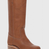 Ella | Women’s Leather Knee-High Boots with Heels