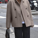 Bianca | Classic Chic Double-Breasted Coat for Women