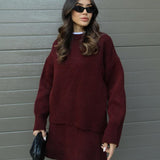 Clara | Women’s Spring Sweater Mini Skirt Set