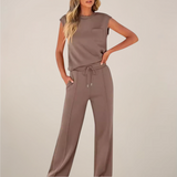 Charlotte | Women’s Spring Drawstring Relaxed Pants Set