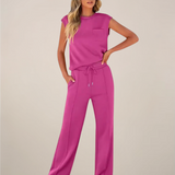 Charlotte | Women’s Spring Drawstring Relaxed Pants Set