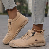 Danielle | Women Spring Zip Up Walking Sneakers