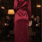 Beatrice | Women’s Spring Wrap Evening Midi Dress