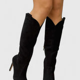 Grace | Women Spring Pointed Toe Knee Boots