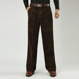 Brandon | Men's Casual High-Waist Pleated Pants