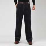 Brandon | Men's Casual High-Waist Pleated Pants