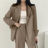 Hailey | Women’s Tailored Suit Set with Long Blazer
