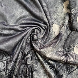 Blair | Women’s Asymmetric Abstract Art Midi Dress