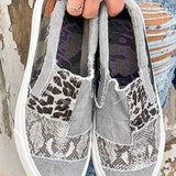 Rose| Women’s Stretch Slip-On Leopard Print Shoes