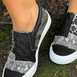 Rose| Women’s Stretch Slip-On Leopard Print Shoes