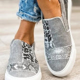 Rose| Women’s Stretch Slip-On Leopard Print Shoes