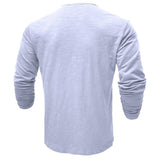 Justin | Men's Long-Sleeve Henley Shirt