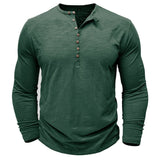 Justin | Men's Long-Sleeve Henley Shirt