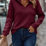 Emily | Women Spring Half Zip Sweater