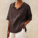 Clara | Women’s Spring Relaxed V-Neck Top