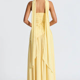 Fiona | Women Wedding Guest Asymmetric Maxi Dress