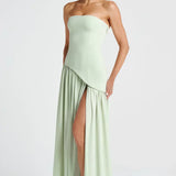 Fiona | Women Wedding Guest Asymmetric Maxi Dress
