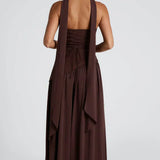 Fiona | Women Wedding Guest Asymmetric Maxi Dress