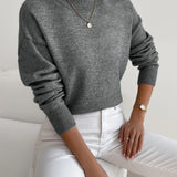 Emma | Women’s Spring Comfortable Mock Neck Sweater