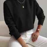 Emma | Women’s Spring Comfortable Mock Neck Sweater