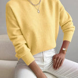 Emma | Women’s Spring Comfortable Mock Neck Sweater
