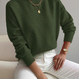 Emma | Women’s Spring Comfortable Mock Neck Sweater