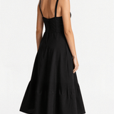 Bonnie | Floral Chic Corset Midi Dress