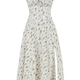 Bonnie | Floral Chic Corset Midi Dress