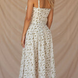 Bonnie | Floral Chic Corset Midi Dress