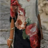 Hailey | Women’s Floral V-Neck Midi Dress